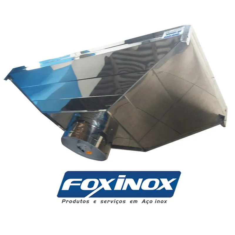 Coifa Industrial em Aço Inox 304