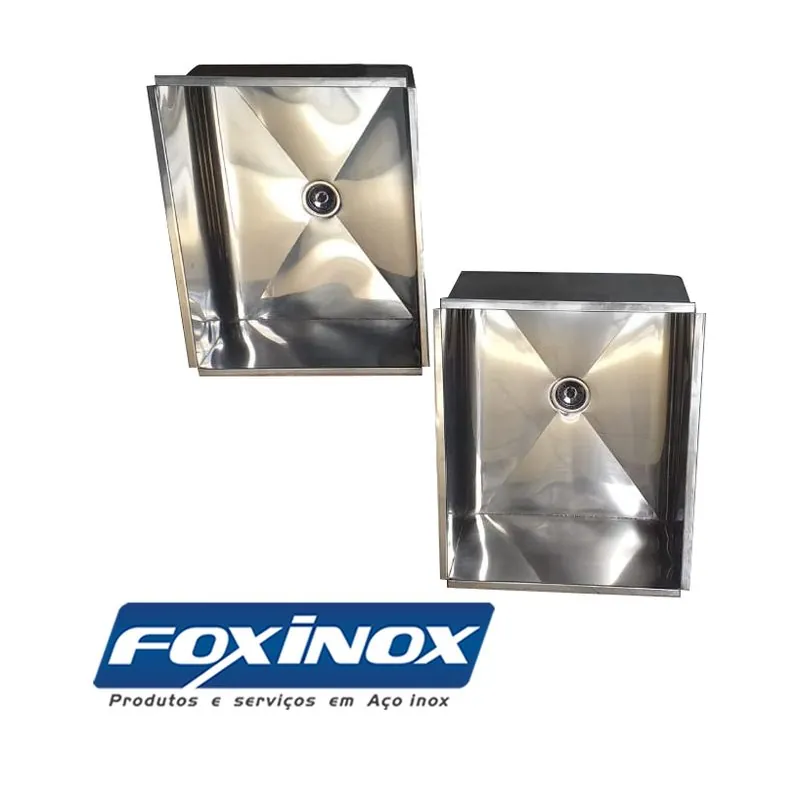 Cuba Industrial em Aço Inox